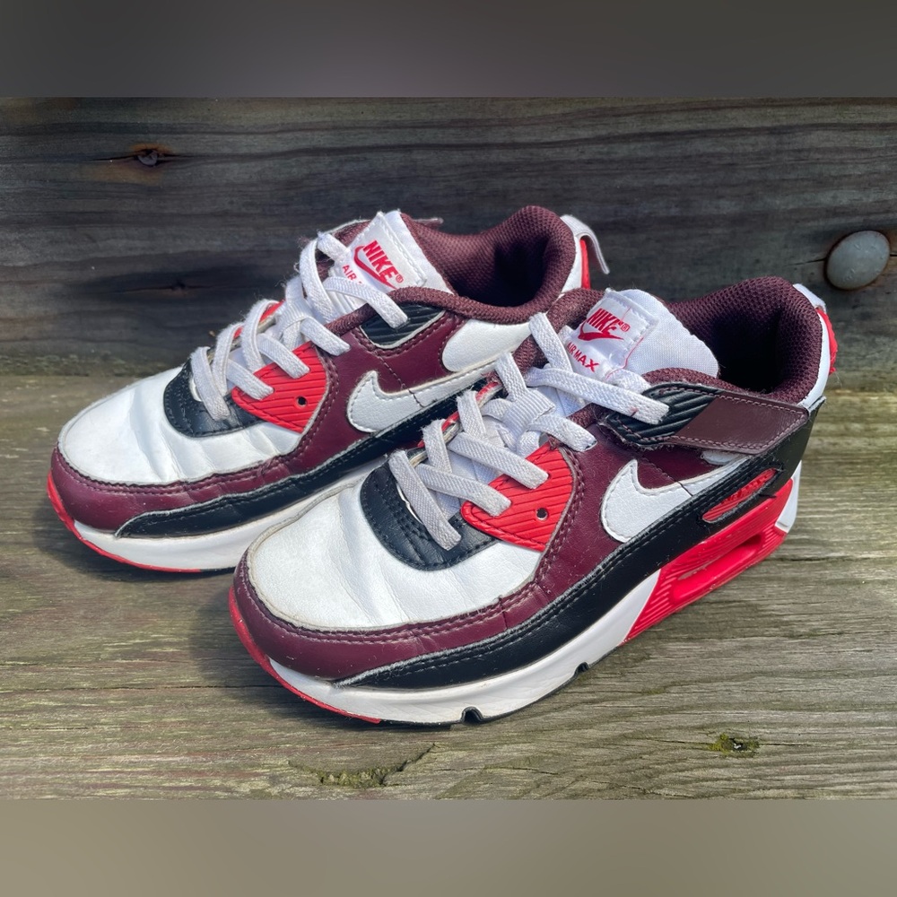 NIKE boys air max shoes, red black